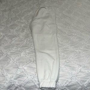 YoungLA | Medium | White | Polar Fleece Joggers